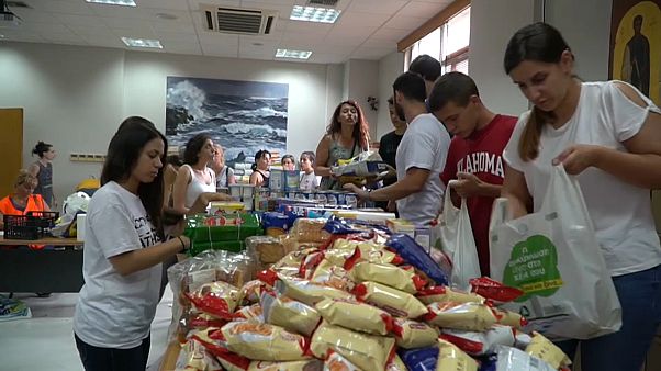 Incendies : la solidarité des grecs Incendies : la solidarité des grecs