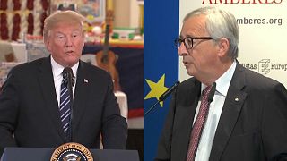 Juncker na Casa Branca para encontro de alta tensão