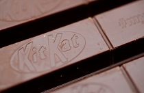 Une barre de chocolat Kit Kat