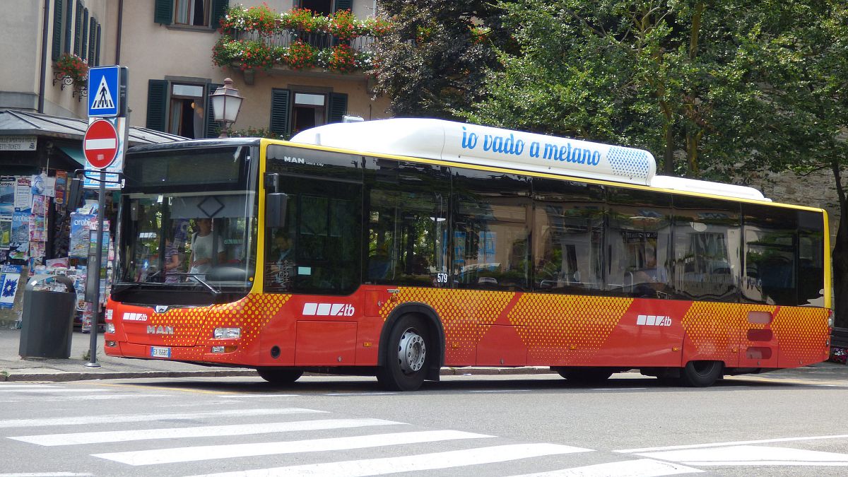 Un bus dell'Atb di Bergamo