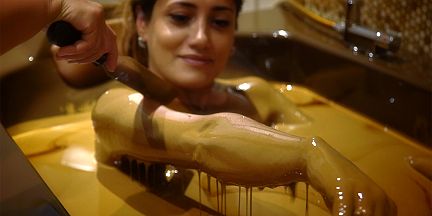 The Natftalan bath oil, Azerbaijan's slick beauty treatment