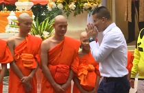 Thaïlande : les rescapés de la grotte en retraite dans un temple bouddhiste