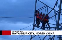 Chine : sauvetage spectaculaire en hélicoptère