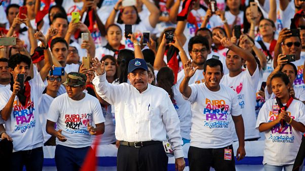 Ortega diz-se "aberto ao diálogo" com intervenientes na crise nicaraguense Ortega diz-se "aberto ao diálogo" com intervenientes na crise nicaraguense