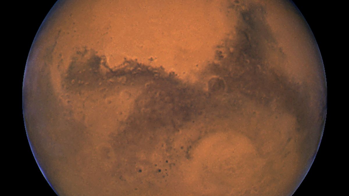 Vue de la planète Mars