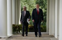 Jean-Claude Juncker et Donald Trump à la Maison Blanche