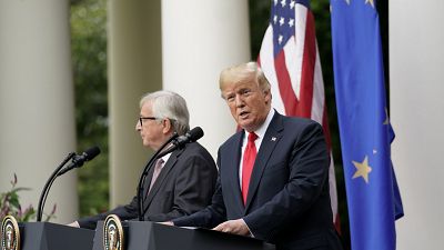 Trump and Juncker ease US-EU trade tensions, promise zero tariffs
