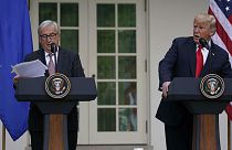 Trump meets with European Commission President Juncker