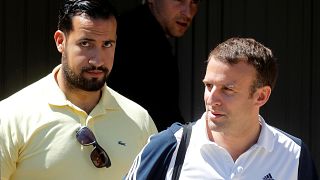 Alexandre Benalla et Emmanuel Macron