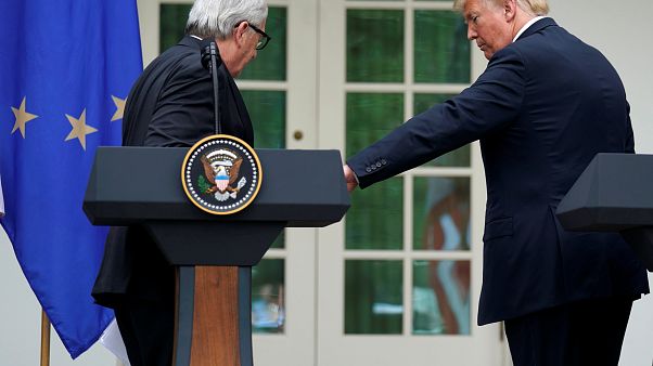 Trégua comercial EUA-UE é um alívio para europeus Trégua comercial EUA-UE é um alívio para europeus