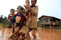 Águas da barragem colapsada chegam ao Camboja
