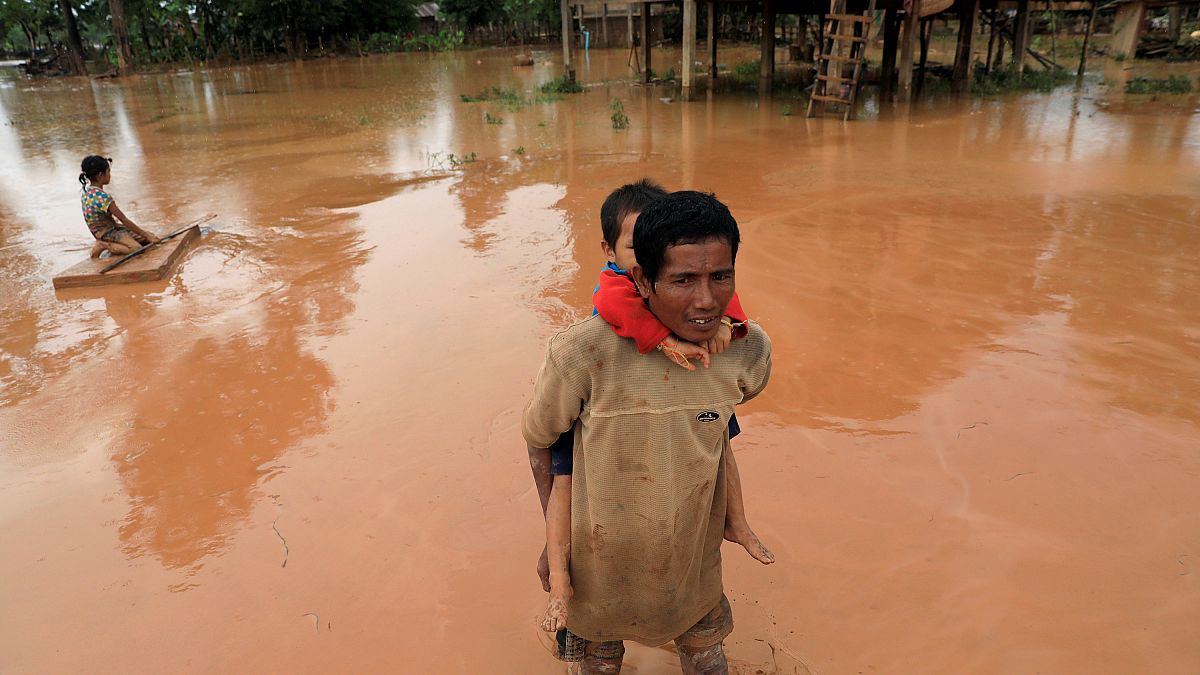 Kambodzsáig folyt az átszakadt laoszi tározóból kizúduló víz