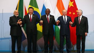 Hindistan, Çin, Güney Afrika, Rusya ve Brezilya liderleri BRICS Zirvesi'nde