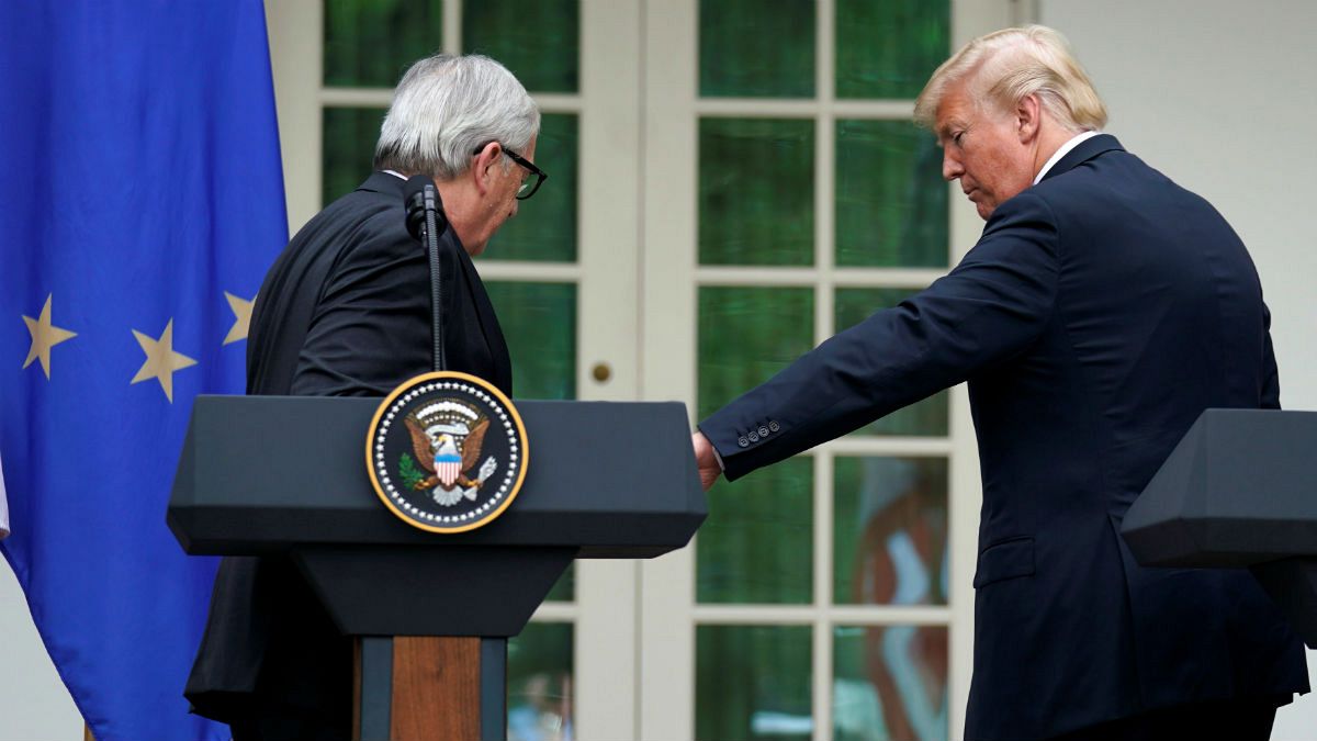 U.S. President Trump and Juncker