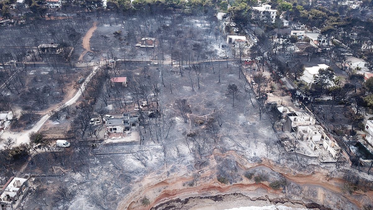 اليونان: حرائق الغابات قرب أثينا قد تكون متعمدة