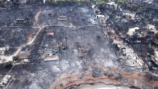 اليونان: حرائق الغابات قرب أثينا قد تكون متعمدة