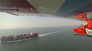 Belgian coast guard plane 'sniffs' out air pollution