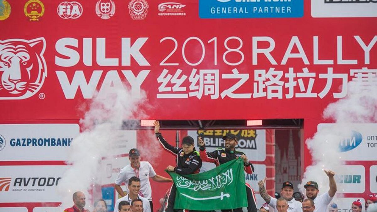 Yazeed Al Rahji wins the 2018 Silk Way Rally