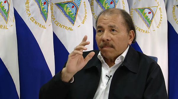 Presidente da Nicarágua, Daniel Ortega em entrevista à Euronews Presidente da Nicarágua, Daniel Ortega em entrevista à Euronews