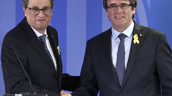 Carles Puigdemont de volta a Bruxelas pronto para lutar pela independência da Catalunha Carles Puigdemont de volta a Bruxelas pronto para lutar pela independência da Catalunha