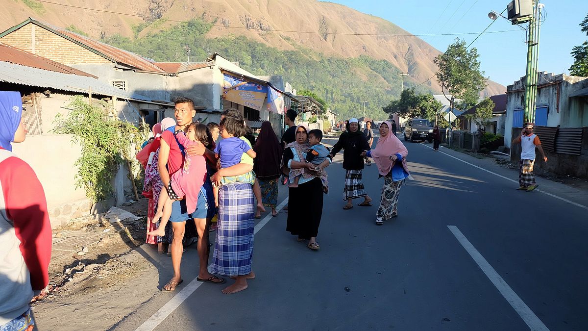 Víctimas mortales en el terremoto de Indonesia