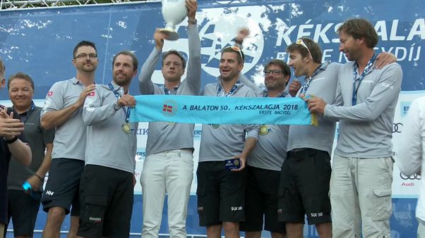 Swiss catamaran wins Blue Ribbon Regatta in Hungary for second time Swiss catamaran wins Blue Ribbon Regatta in Hungary for second time