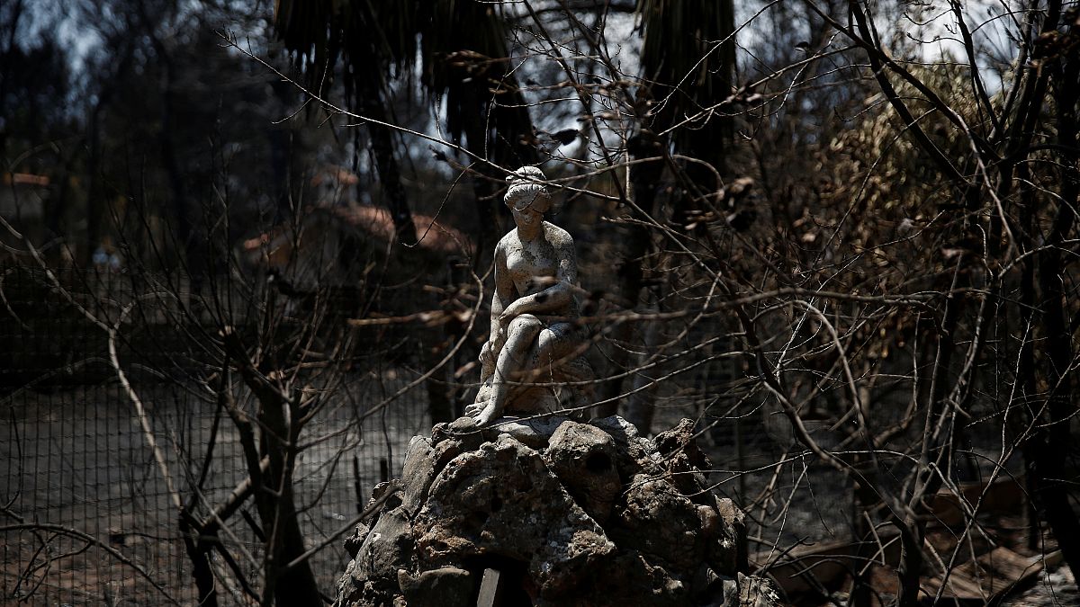 Egy tűzoltó hathónapos kisfia is meghalt a görög erdőtüzekben 