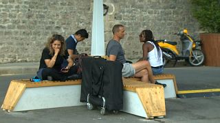 The cooling bench in Paris