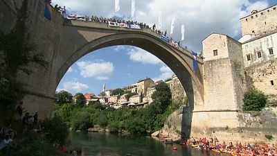 Mostar Köprüsü atlama yarışması