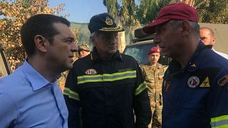 Greek PM visits wildfire-stricken town of Mati a week after the disaster