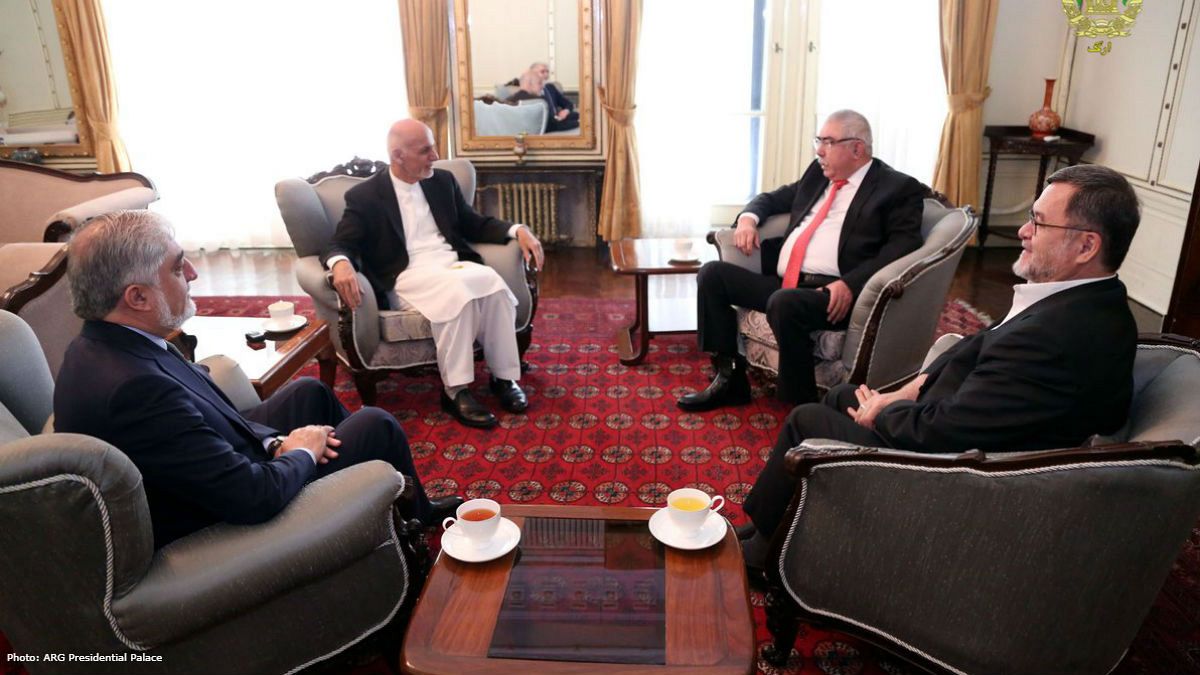 دیدار رئیس جمهوری افغانستان و ژنرال دوستم بعد از ۱۴ ماه