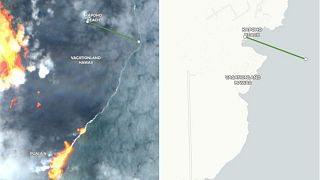 Hawaii's main coastline expanded 1.5 kilometres due to lava 