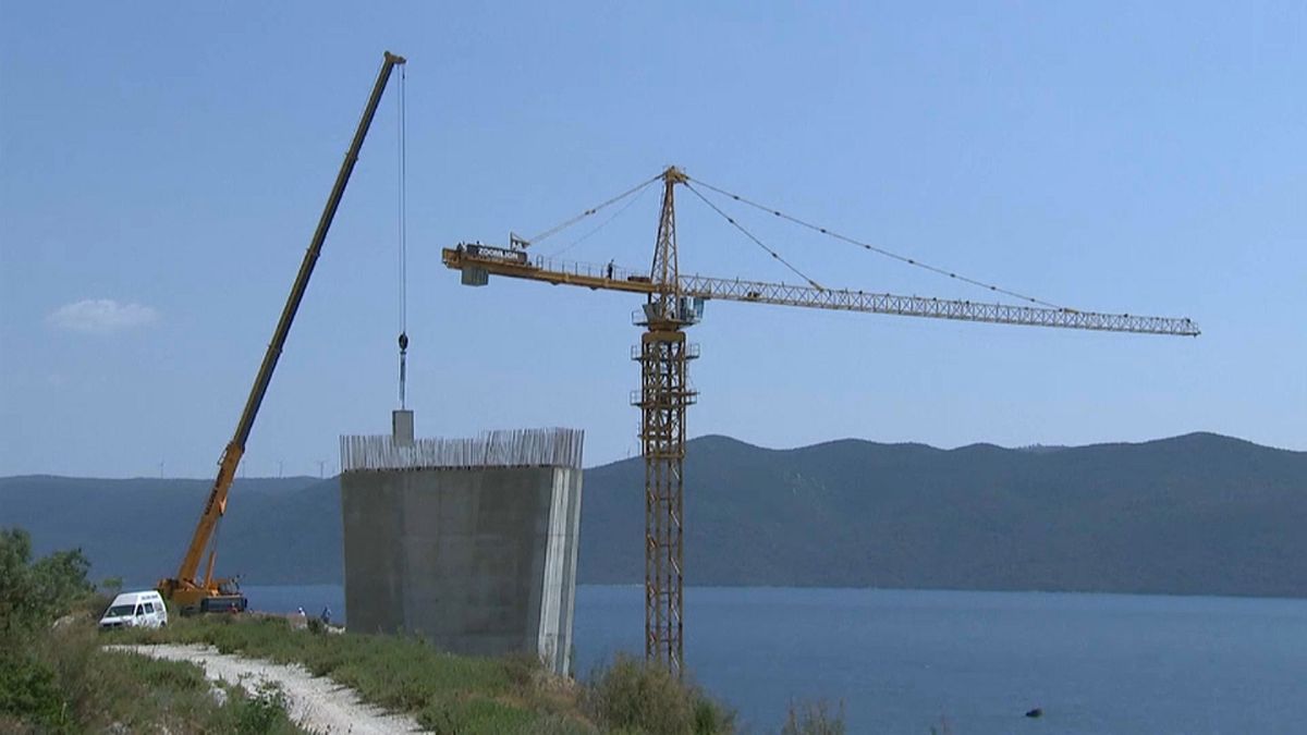 Pelješac-Brücke: Beginn der Bauarbeiten