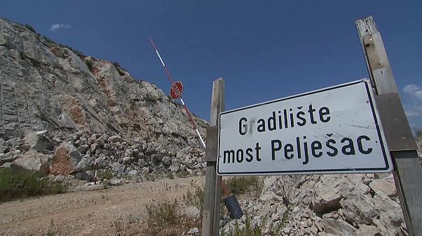 Croatie-Bosnie : début des travaux du pont de la discorde Croatie-Bosnie : début des travaux du pont de la discorde