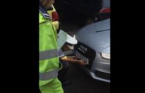 پلیس رومانی پلاک «توهین‌آمیز» یک خودروی سوئدی را ضبط کرد