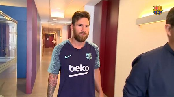 Dopo CR7, anche Messi torna al "lavoro" Dopo CR7, anche Messi torna al "lavoro"