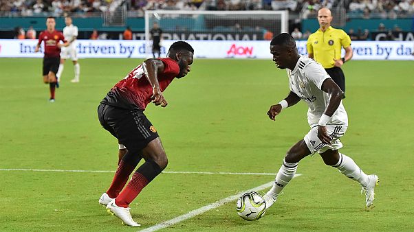 Mensah teve alguns problemas para travar o empolgante Vinicius Junior Mensah teve alguns problemas para travar o empolgante Vinicius Junior