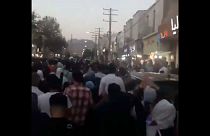 تظاهرات شبانه و درگیری در چند شهر ایران