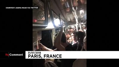 Эвакуация в парижском метро