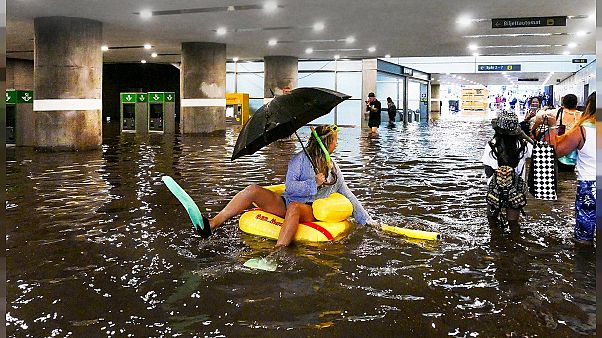 Une gare transformée en piscine en Suède Une gare transformée en piscine en Suède