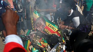 UN condemns violence in Zimbabwe amid protests over initial election results