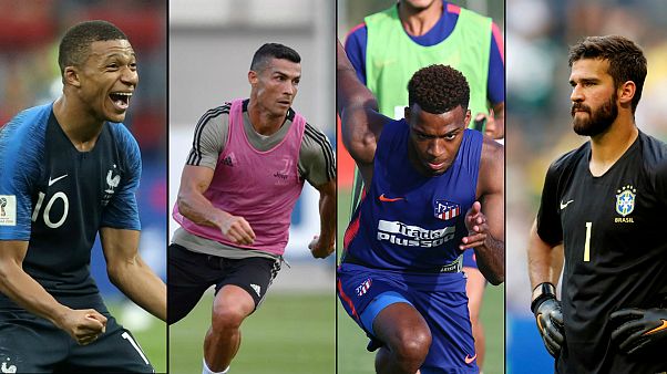 Mbappé, Ronaldo, Lemar e Alisson estão em destaque este verão Mbappé, Ronaldo, Lemar e Alisson estão em destaque este verão