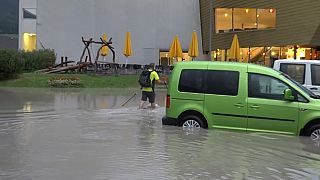 Überschwemmungen im Westen Österreichs