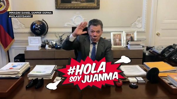 Juan Manuel Santos diventa youtuber Juan Manuel Santos diventa youtuber