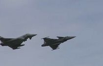 Légi harcot gyakoroltak a magyar Gripenek