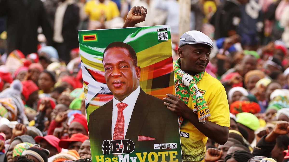 Mnangagwa foi declarado Presidente mas a oposição rejeita