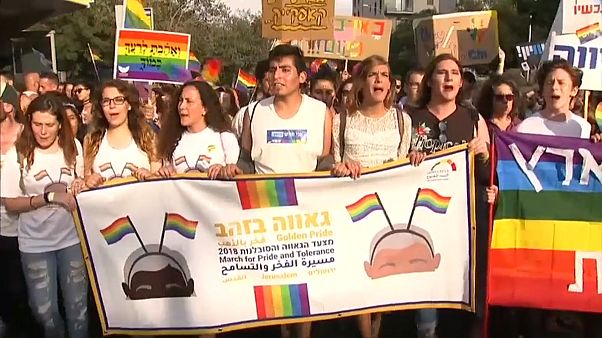 Marcha do Orgulho Gay junta 20 mil em Jerusalém Marcha do Orgulho Gay junta 20 mil em Jerusalém