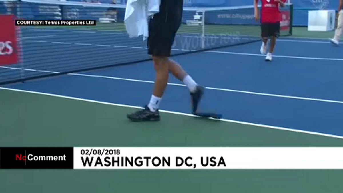 Τένις: Ξεκόλλησε το παπούτσι του Νόουα Ρούμπιν!