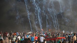 Gazze'deki gösterilere İsrail askerlerinin müdahalesinde 1 Filistinli hayatını kaybetti