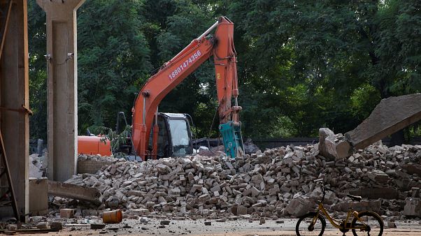 Watch: Ai Weiwei's studio demolished by Chinese authorities Watch: Ai Weiwei's studio demolished by Chinese authorities